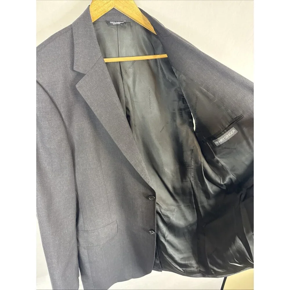 Dolce & Gabbana x Henry Singer Wool Blazer Sport‎ Coat Italy Mens 42R